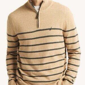 Nautica Men's Quarter Zip Sweater